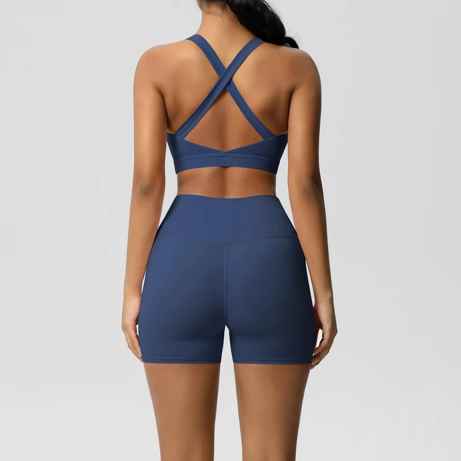 Conjunto Deportivo Mujer Ropa deportiva de 2 piezas con conjunto Yoga embolsado, ropa gimnasio, trajes, sujetador deportivo, mallas