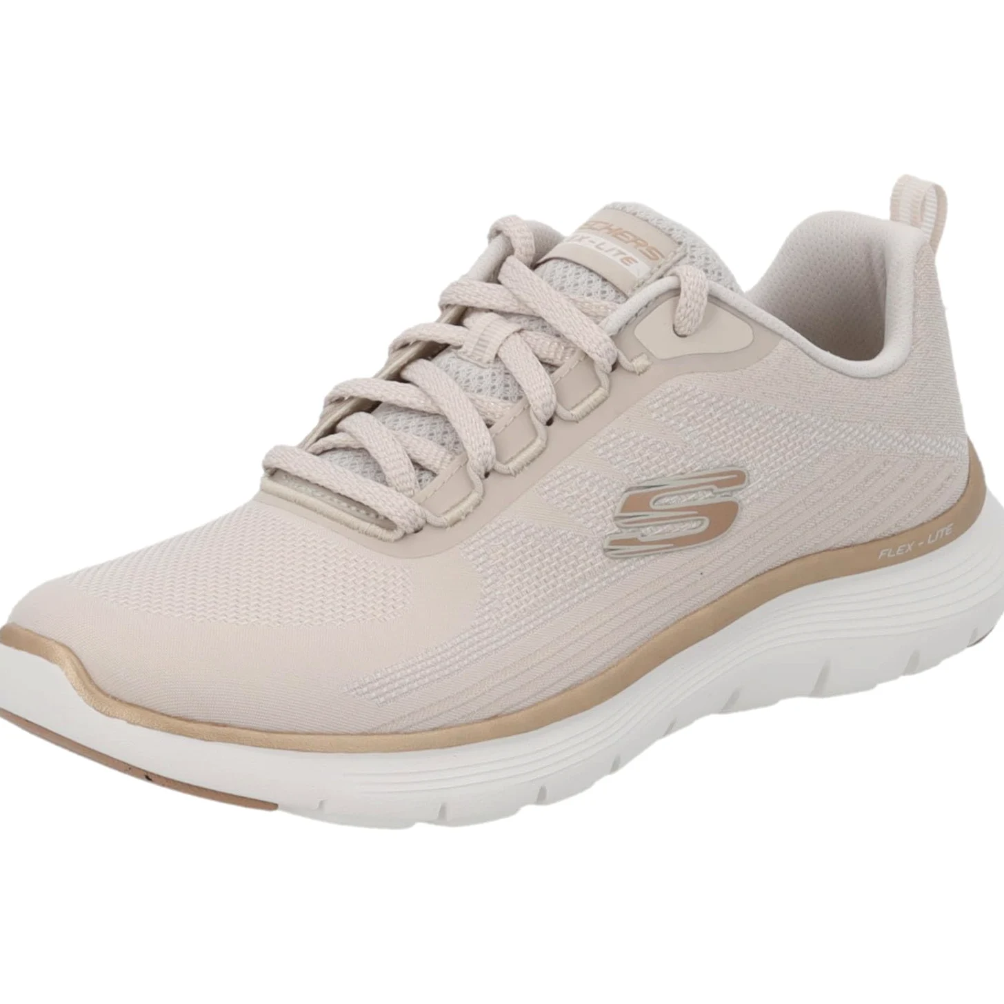Skechers 150217 NTGD Zapatos con cordones textil para mujer en beige