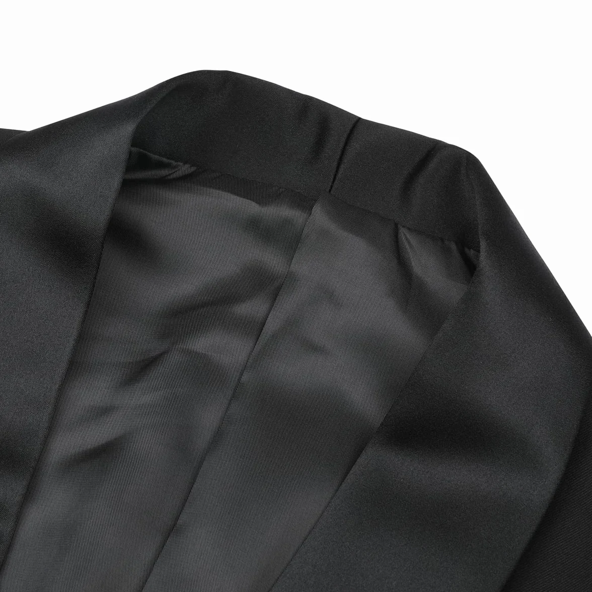 YOUTHUP Traje de Hombre Ajustado de 2 Piezas con Solapa de Chal de 1 botón para Boda, Cena, Esmoquin