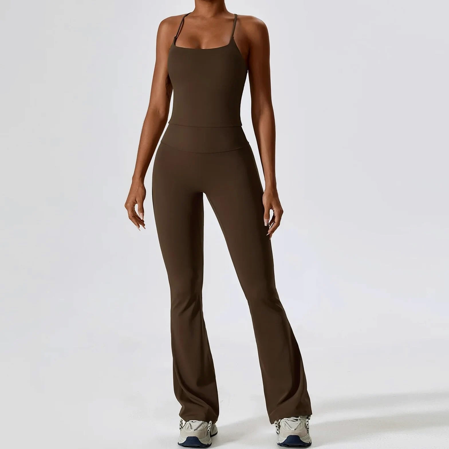 Mujer Conjunto de Ropa de Yoga Conjunto de yoga 2 uds ropa deportiva sin costuras gimnasio Legging Fitness sujetador Crop Top trajes deportivos de manga larga