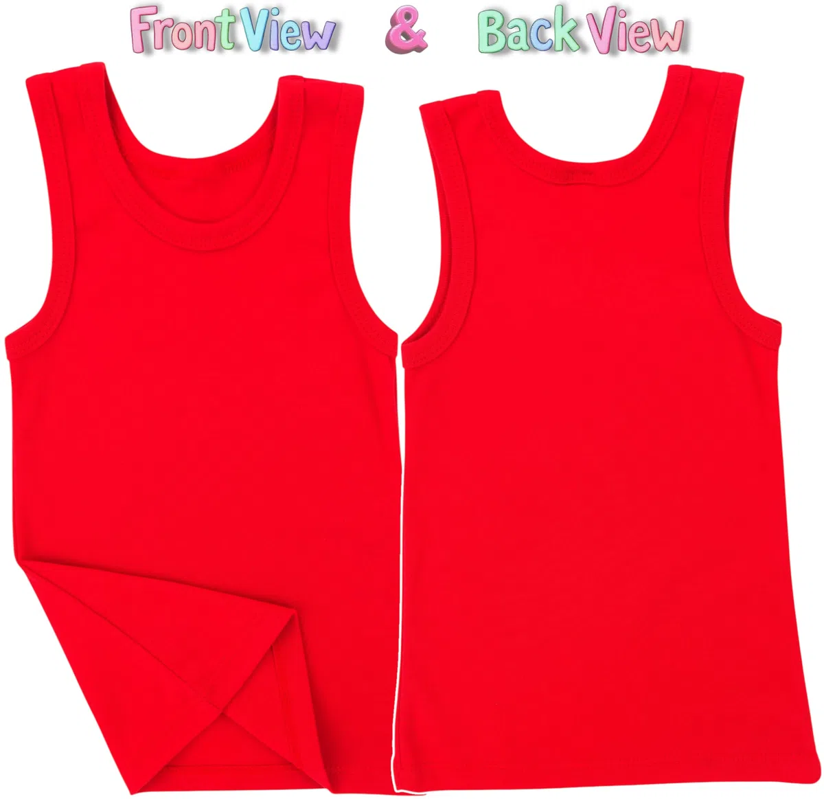 tobeinstyle Boy 's 4 unidades Tank Tops