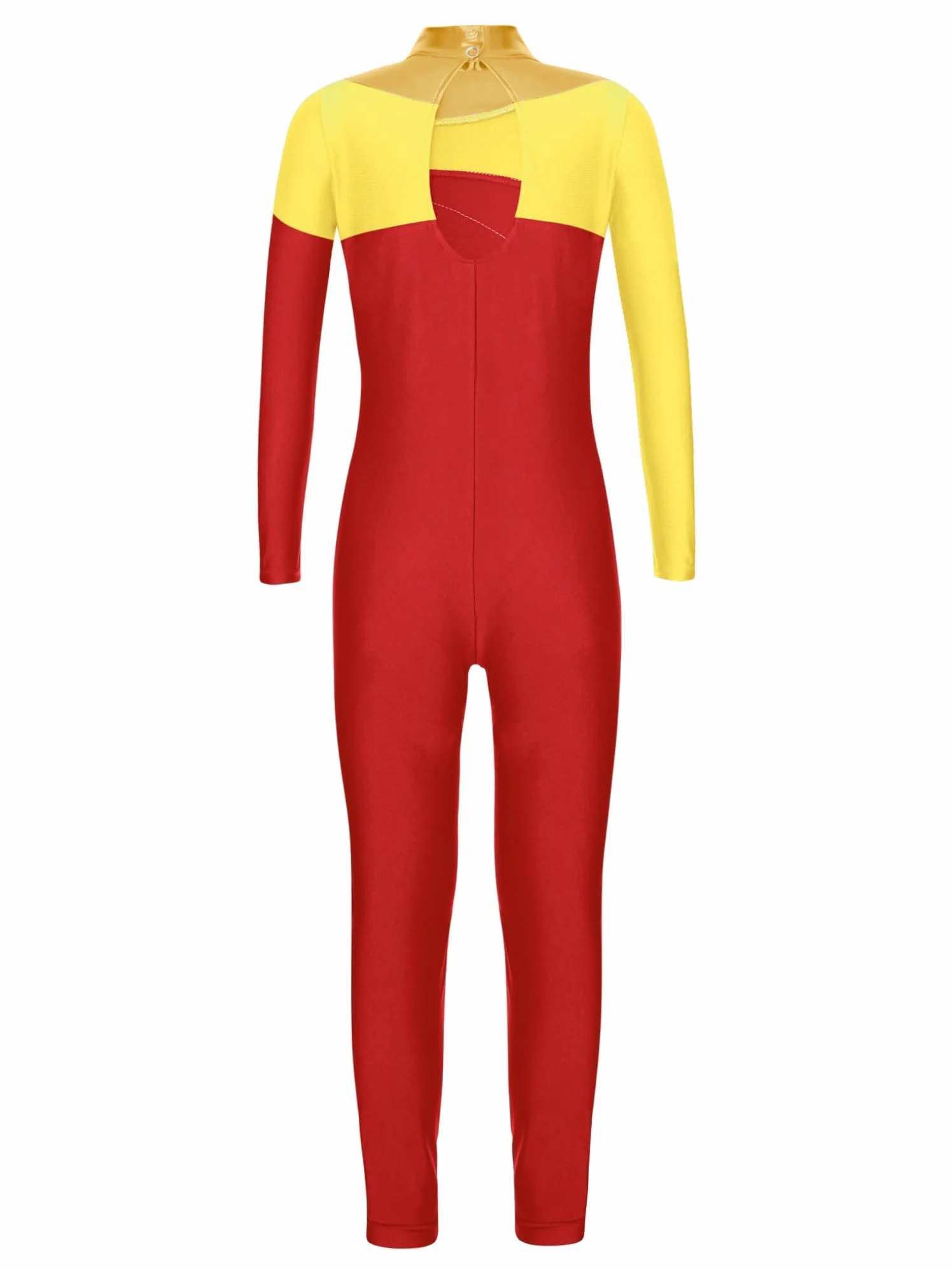 Oyolan Body De Danza Niña Mono Elástico De Gimnasia Rítmica Maillot Brillante De Patinaje Artistico Mono De Deportivo Fitness Yoga