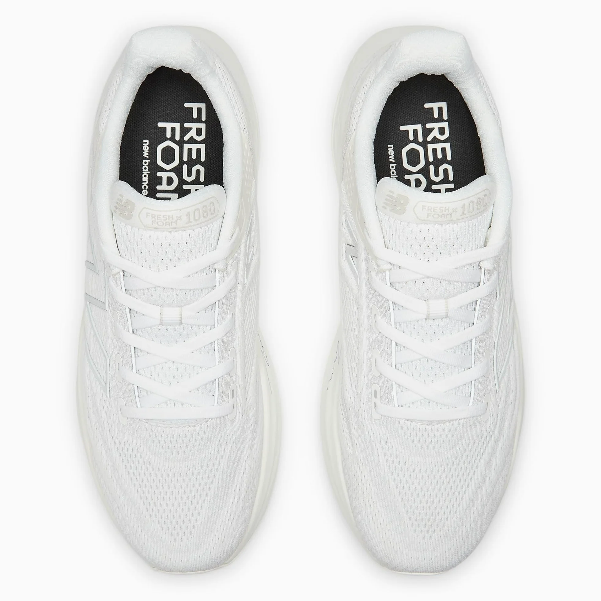 New Balance Fresh Foam X 1080 V13 - Tenis de correr para hombre, Blanco/Plateado Claro Metálico, 11.5 Narrow