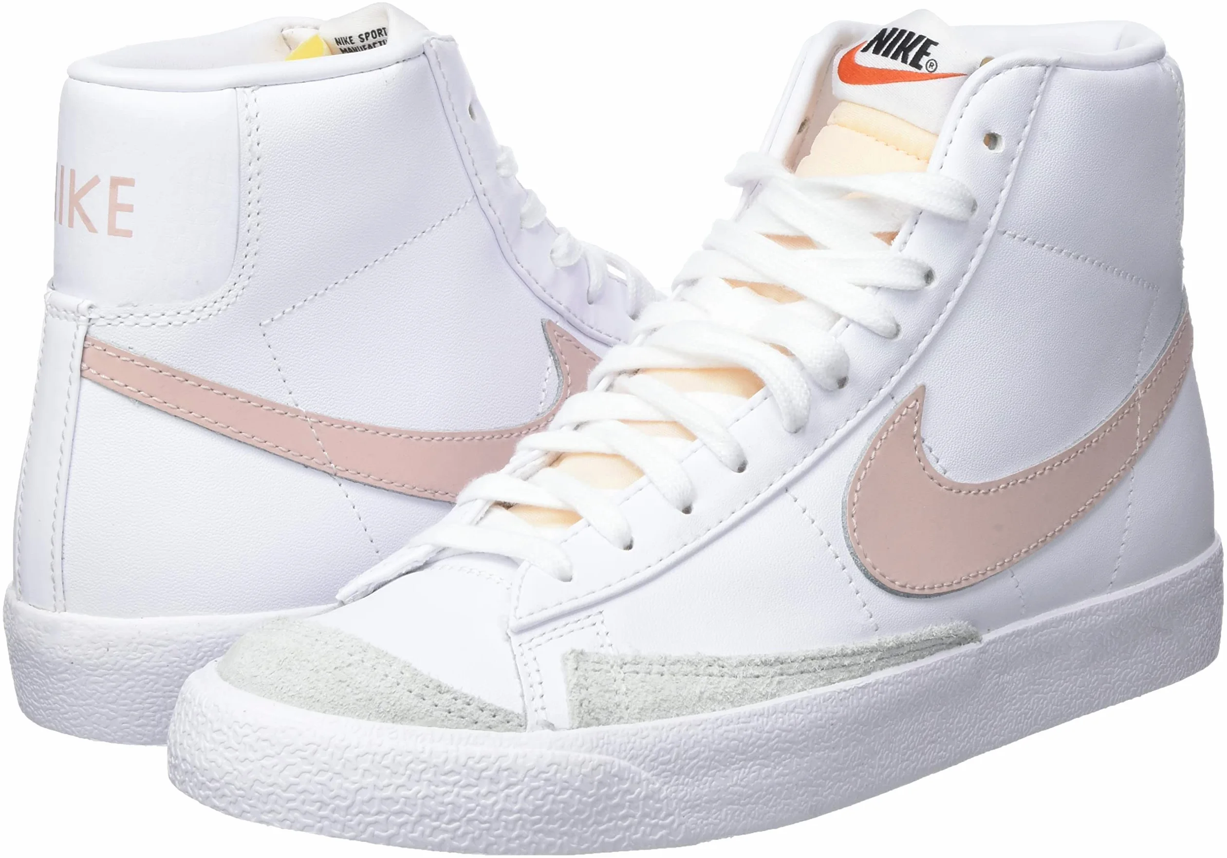 Nike CZ1055 Nike Blazer Mid '77 Mujer White/Pink Oxford-Black-Summit White EU 38