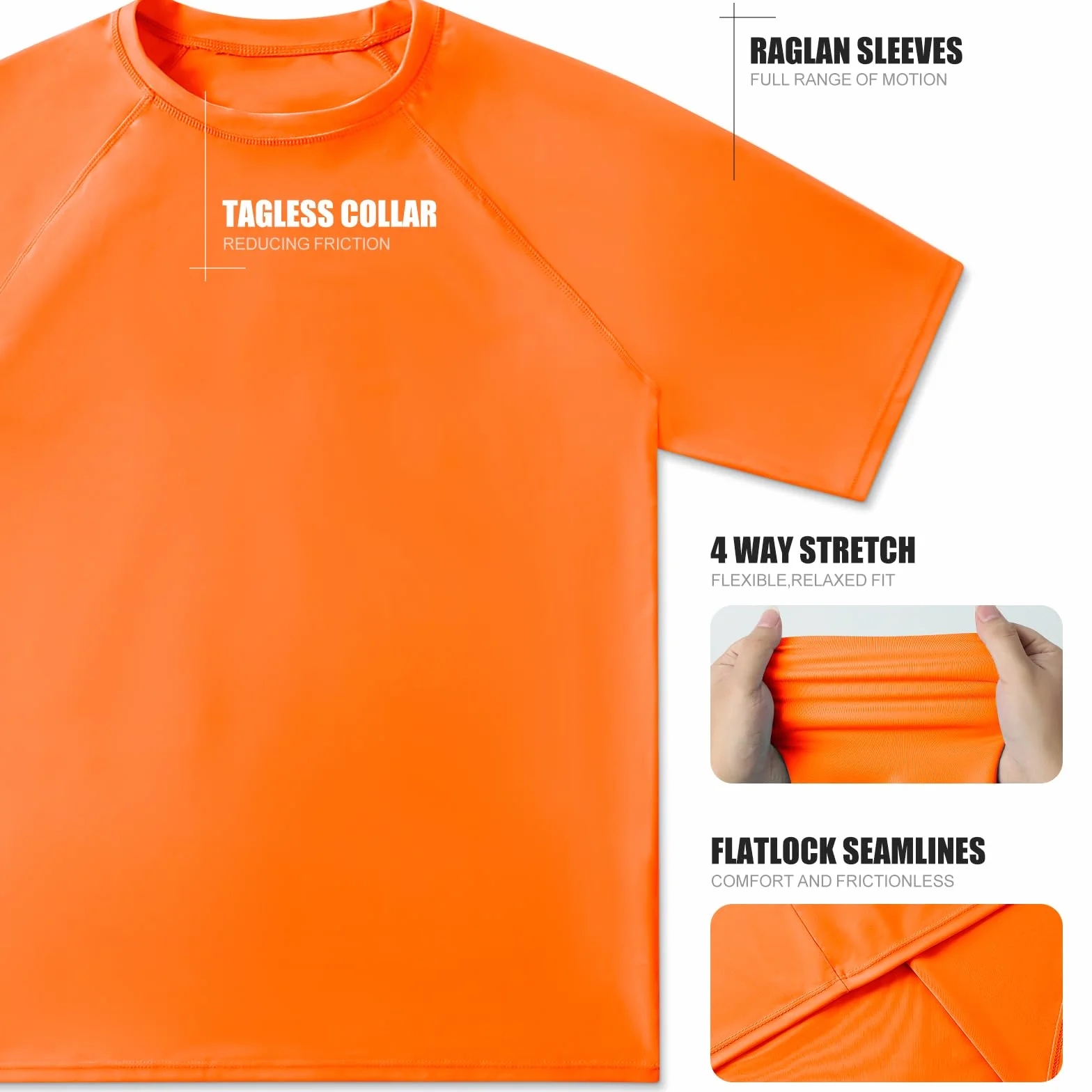 2 Piezas Camiseta Protección Solar Hombre con Manga Corta UPF 50+ Camiseta Anti UV Traje de Baño de Rashguard Camisa Deportiva Secado Rapido para Adultos
