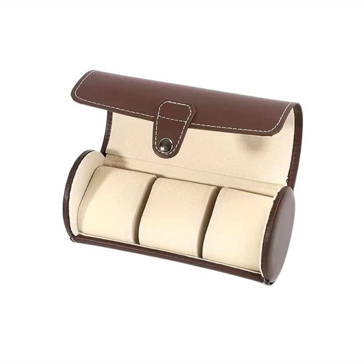 XBTGS Caja expositora para relojes, caja de almacenamiento de relojes, caja de almacenamiento de relojes simple de cuero, caja de exhibición de relojes con soporte para relojes para hombres,