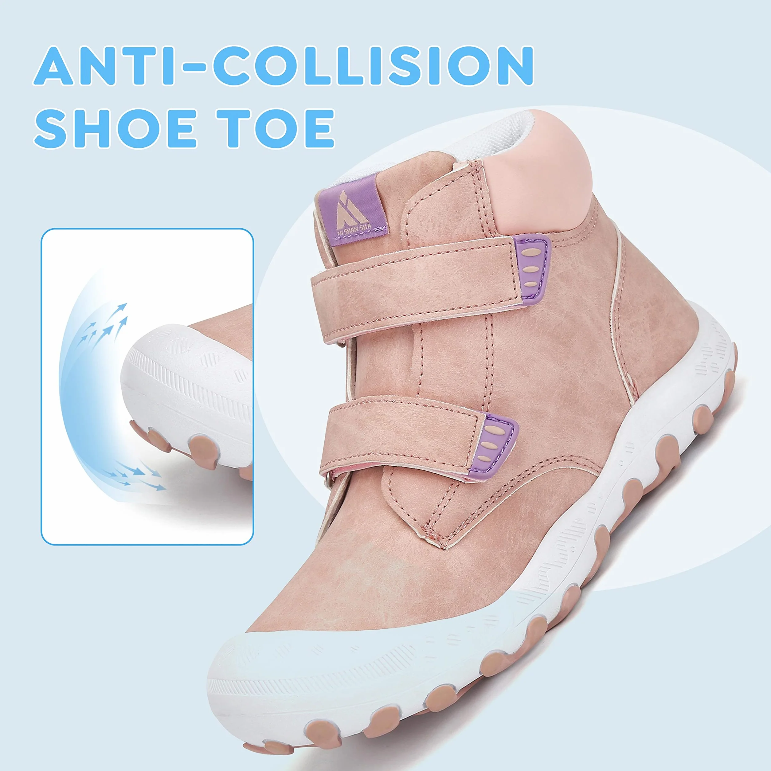Mishansha Zapatillas de Senderismo para Niños Antideslizante Niños Niñas Botas de Trekking Ligeras Deportivas