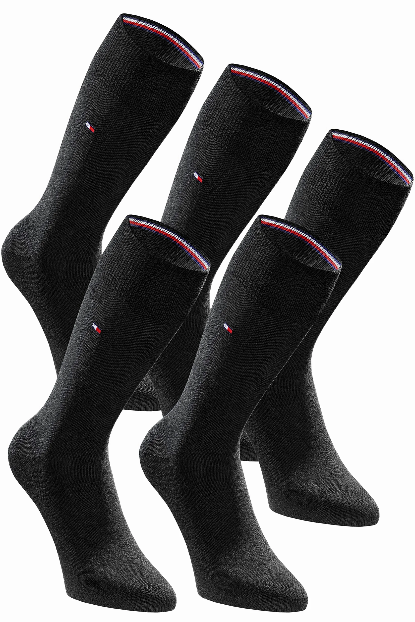 Tommy Hilfiger Calcetines para hombre, 5 pares, clásicos, informales, de negocios