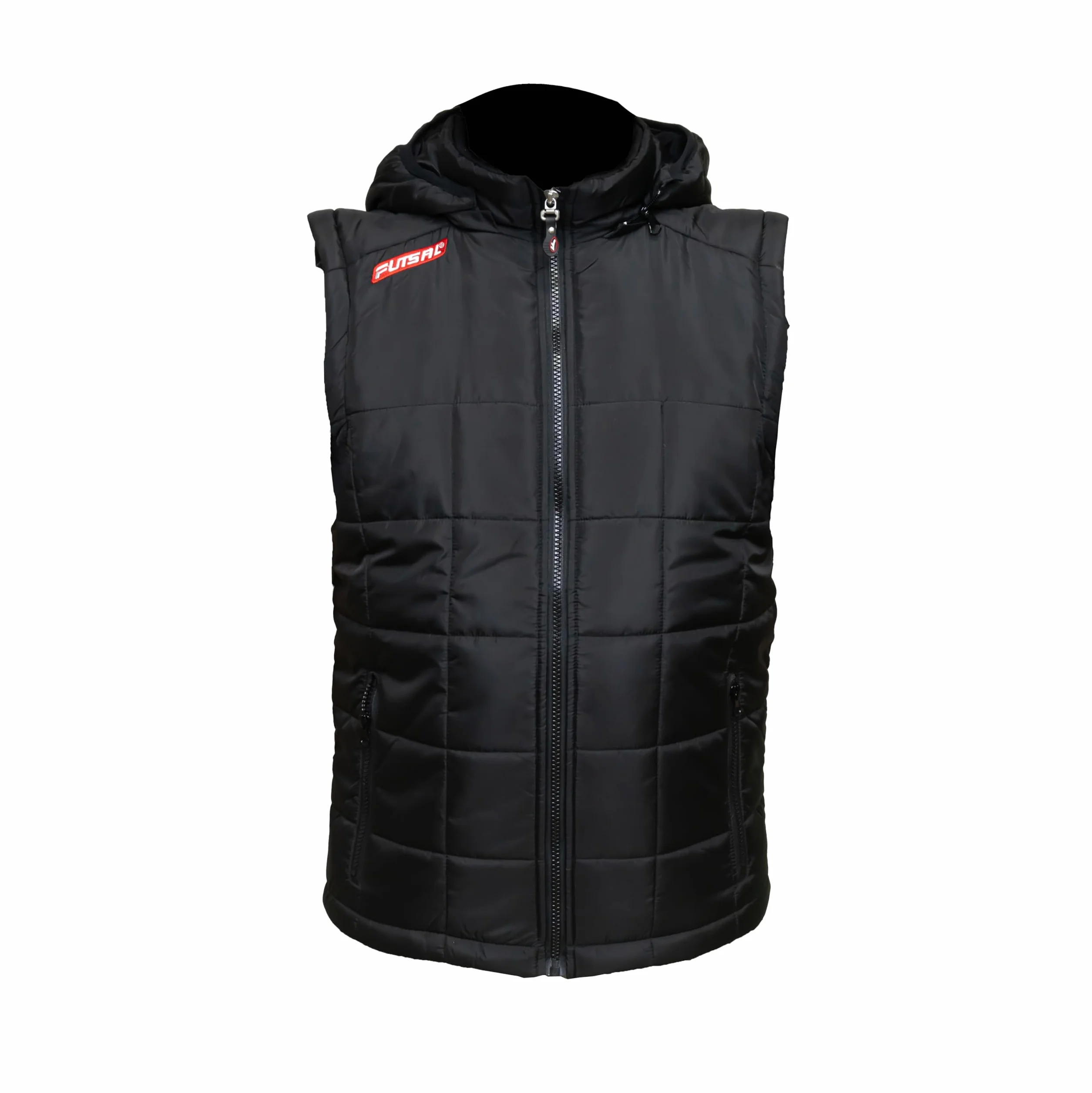 Chaqueta Anorak Futsal Negro Entrenador Adultos Talla S Cremallera Fútbol Deporte