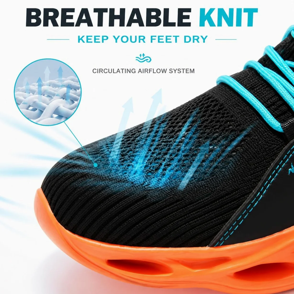 Zapatillas de Running para Hombre Mujer Casual Ligero Transpirables Zapatos para Correr Gimnasio Deportives Transpirables Atlético Zapatos Gimnasio Confort Fitness Sport Sneake