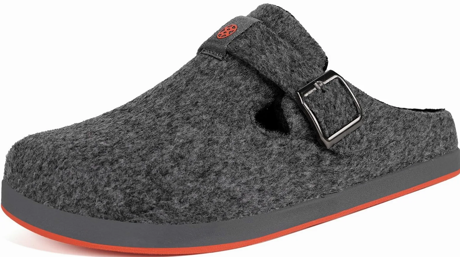 Sisttke Zapatillas de Estar Hombre Mujer Pantuflas de Fieltro | Invierno Cálido,Antideslizante,Plantilla Intercambiable,Casa Cerradas,Unisex Zapatos,Interior Exterior,Suela de Goma