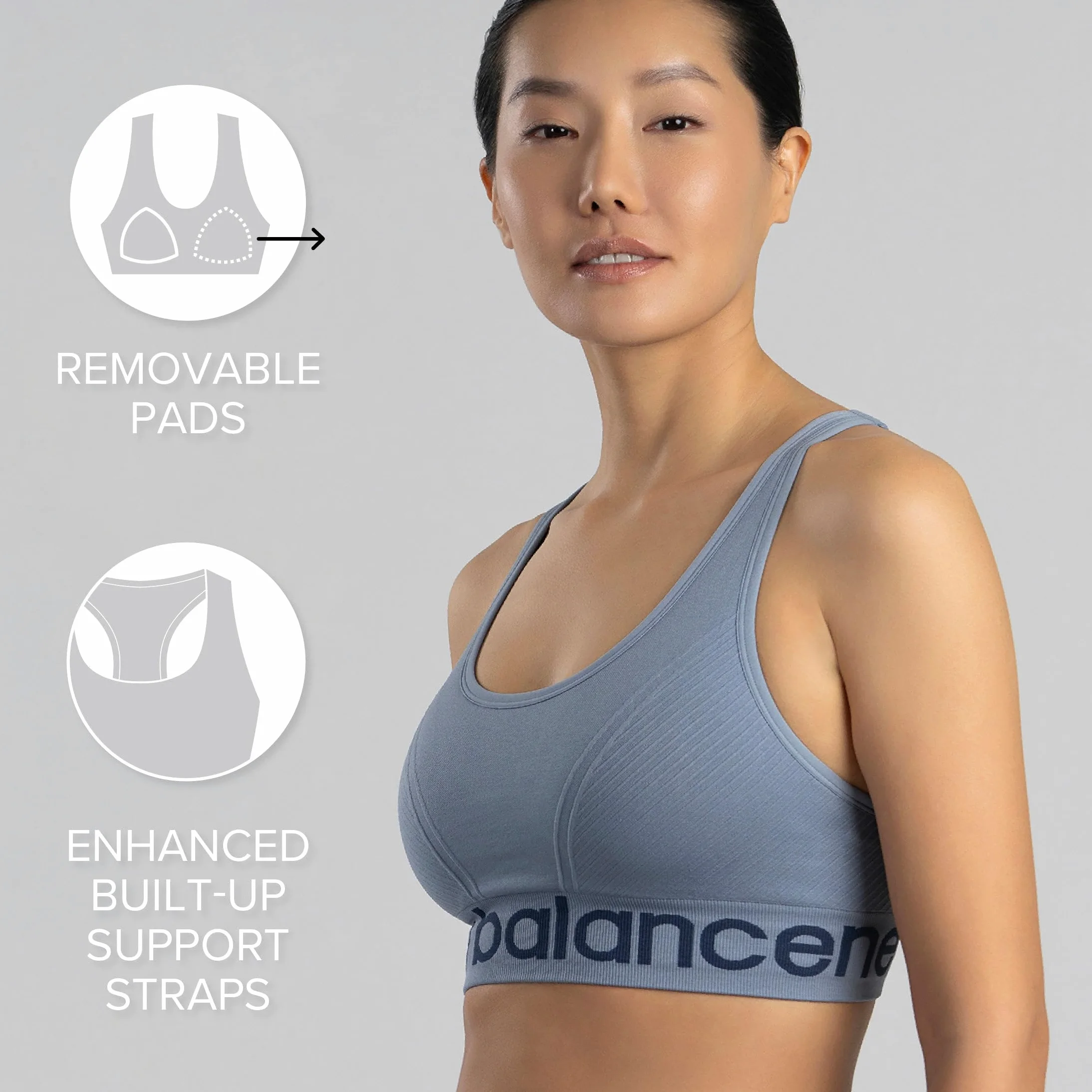 New Balance New Balance Seamless Sports Bra Sujetador Deportivo Mujer (Pack de 1)