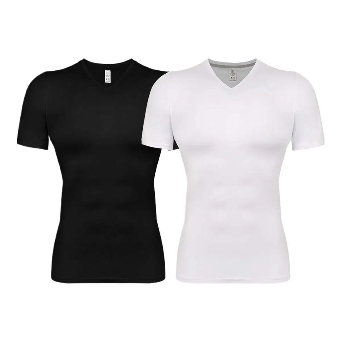 Camiseta de compresión for Hombre, Fitness, Gimnasio, Moldeador Cuerpo, Deporte, Correr, Camisetas, Manga Corta Secado rápido, Ropa Moldeadora Masculina
