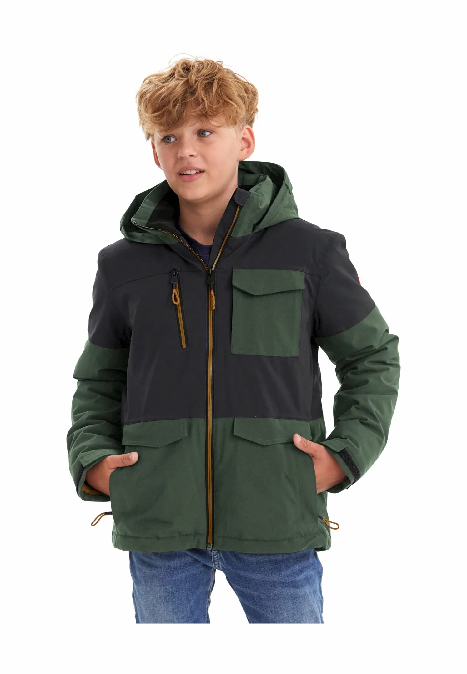 Killtec Kow 29 Bys Ski Jckt Chaqueta funcional/chaqueta al aire libre con capucha y protector de nieve Niños