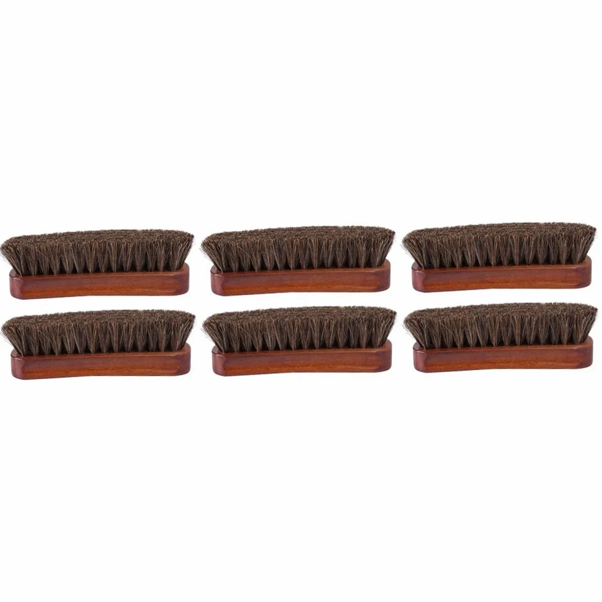 minkissy 3 Series Cepillo De Pelo De Caballo Cepillo para Zapatos Limpiador De Zapatos De Limpieza para Kit De Limpieza De s 2 Piezas x 3