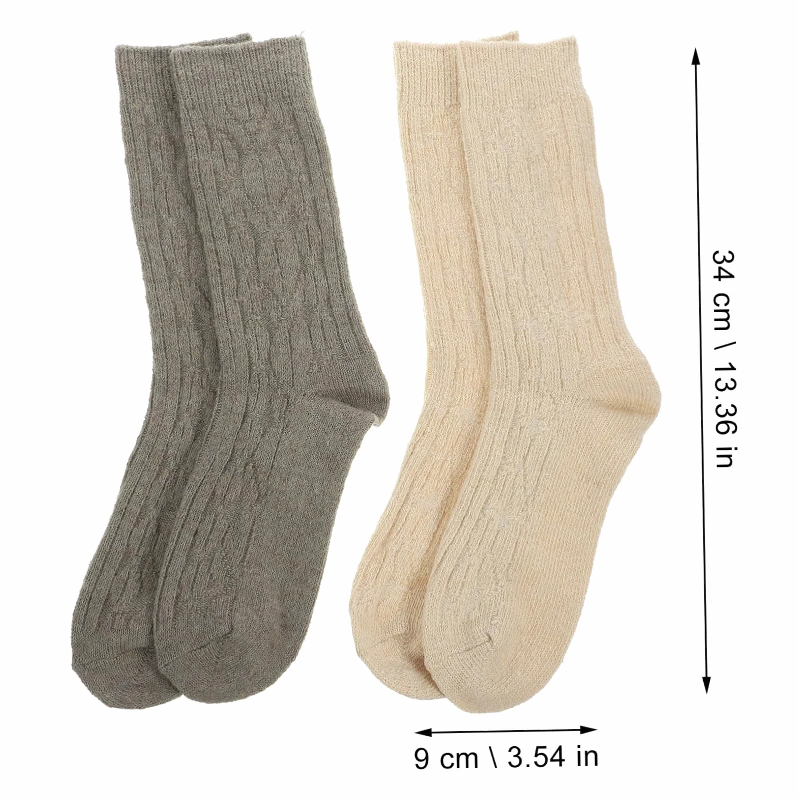 FRCOLOR 5 Pares Calcetines de Algodón para Mujer Cortos Cálidos y Cómodos para Running y Diario Invierno