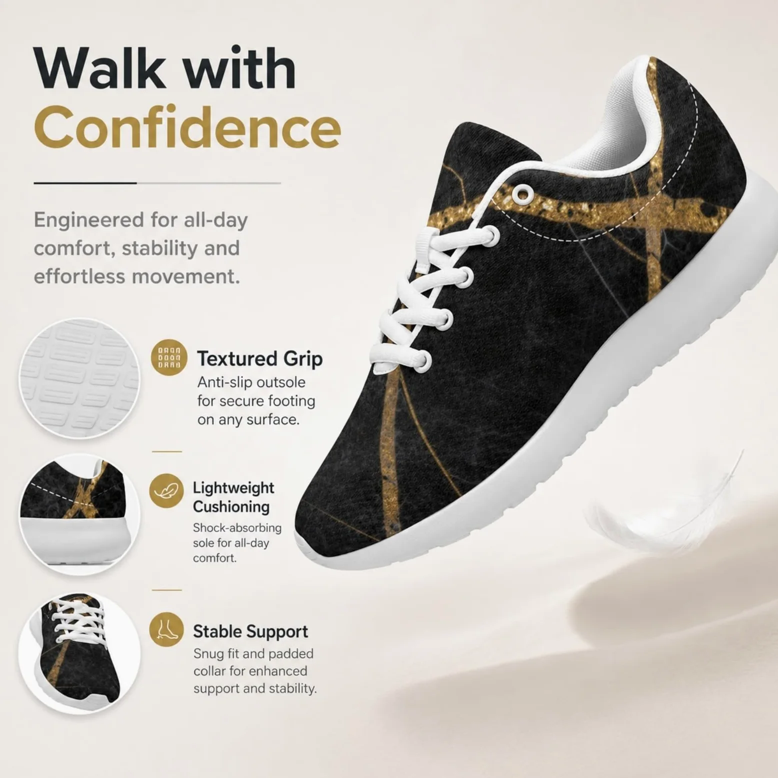 ENEN Zapatillas Deportivas Hombre Mujer Ligeras 36-46 EU | Malla Tenis Transpirable Calzado de Running Antideslizante para Gimnasio y Caminar Zapatos de Deportes Cómodos