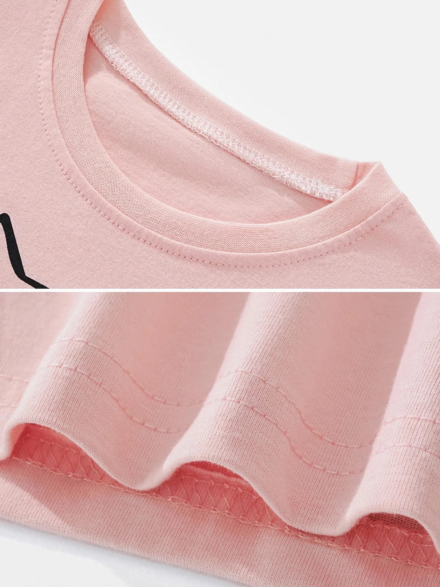 Camisetas de Manga Corta para Niñas T-Shirts Algodón de Unicornio Ropa de Verano para Niña 3-8 Años