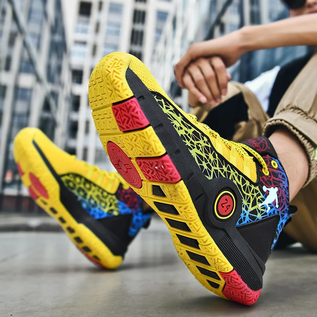 Zapatillas de Baloncesto para Hombre Antideslizantes Calzado Deportivas Aire Libre