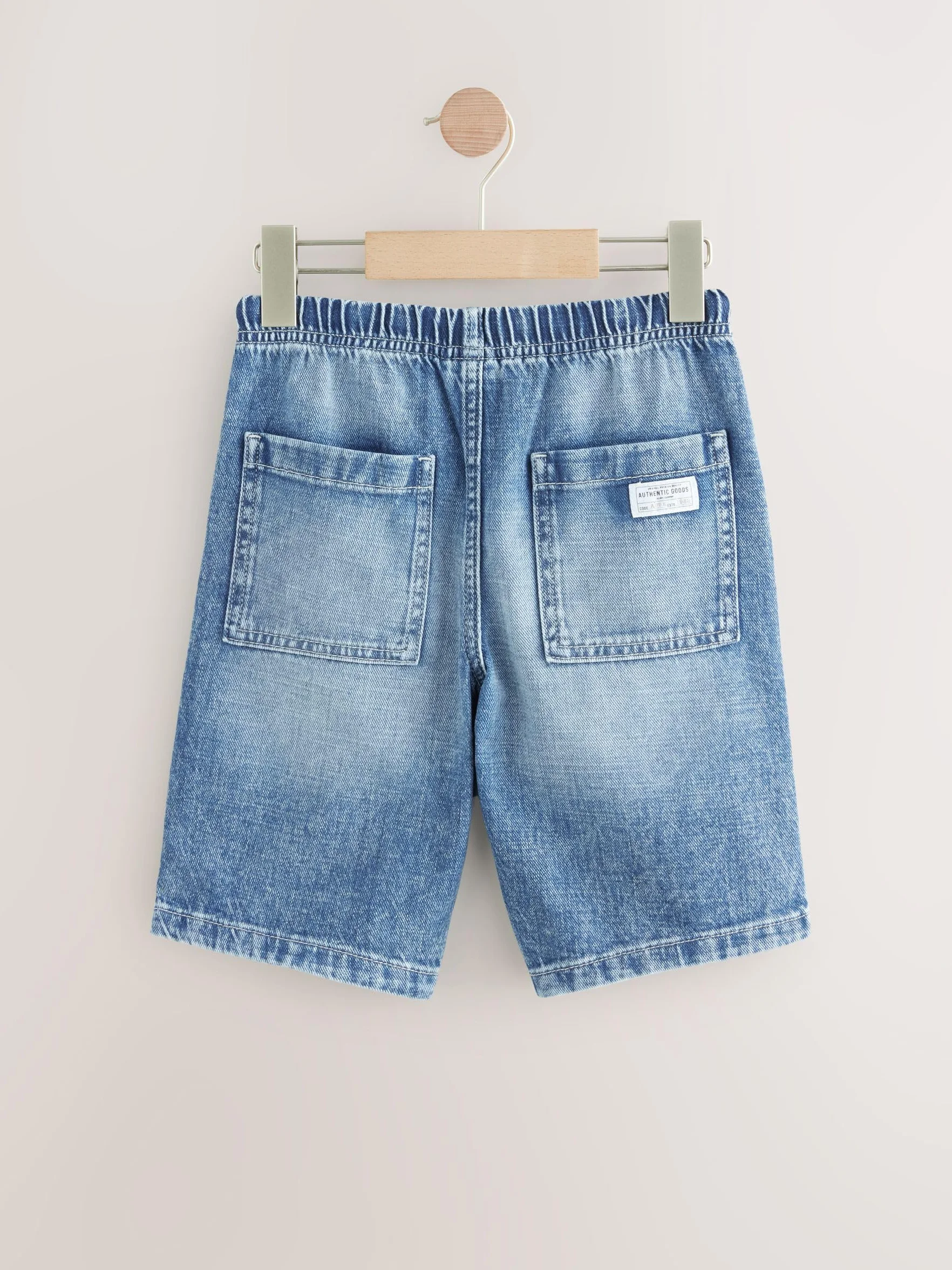 NEXT Niños Vaqueros Cortos Estilo Bermuda Cintura Elástica Pack de 2