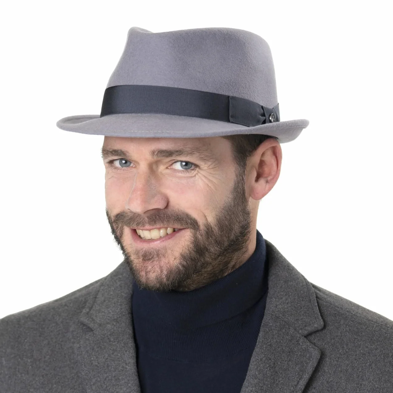 Lierys Classic Wool Trilby Fedora Hombre Mujer Verano Invierno Impermeable Lluvia Plegable
