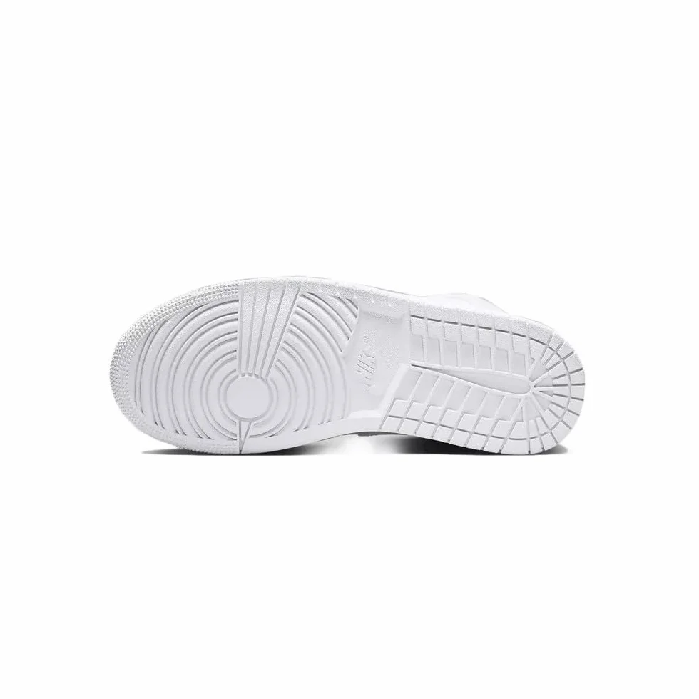 NIKE Wmns Air Jordan 1 Mid Sneaker Mujer White-White 42 EU