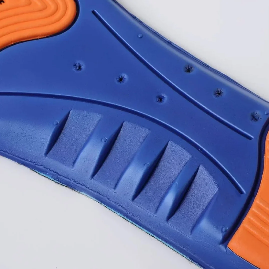 Plantillas de gel hombre trabajo transpirables cómodas talla 40-45 para calzado deportivo