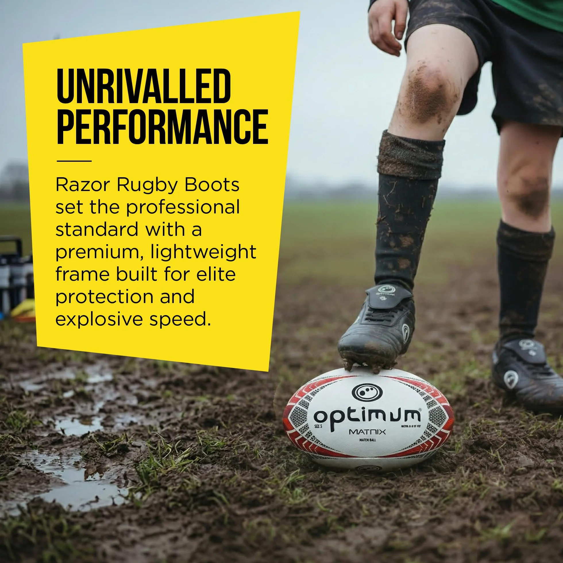 OPTIMUM Razor Zapatillas de rugbyNiños