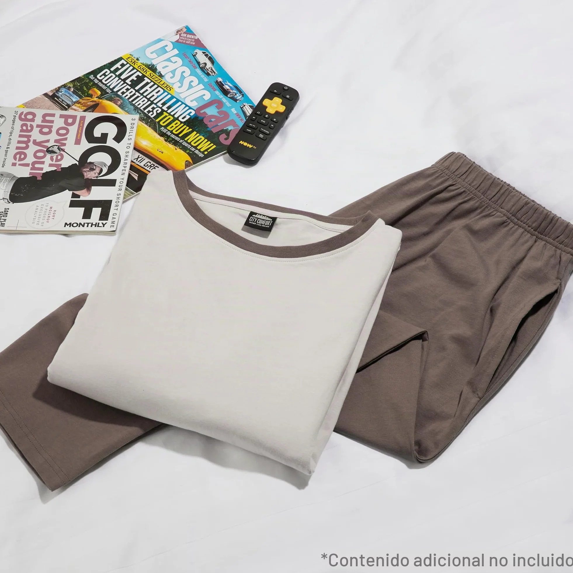 CityComfort Pijama Invierno con mangas largas para Hombre