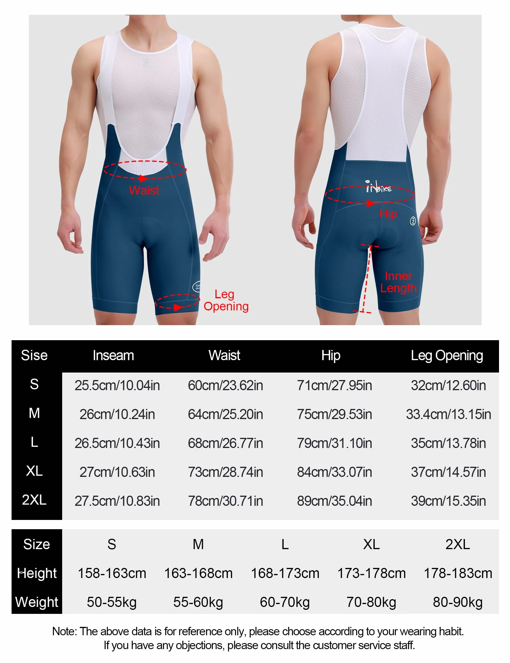 INBIKE Culote Corto Ciclismo Hombre MTB Transpirable Elástico