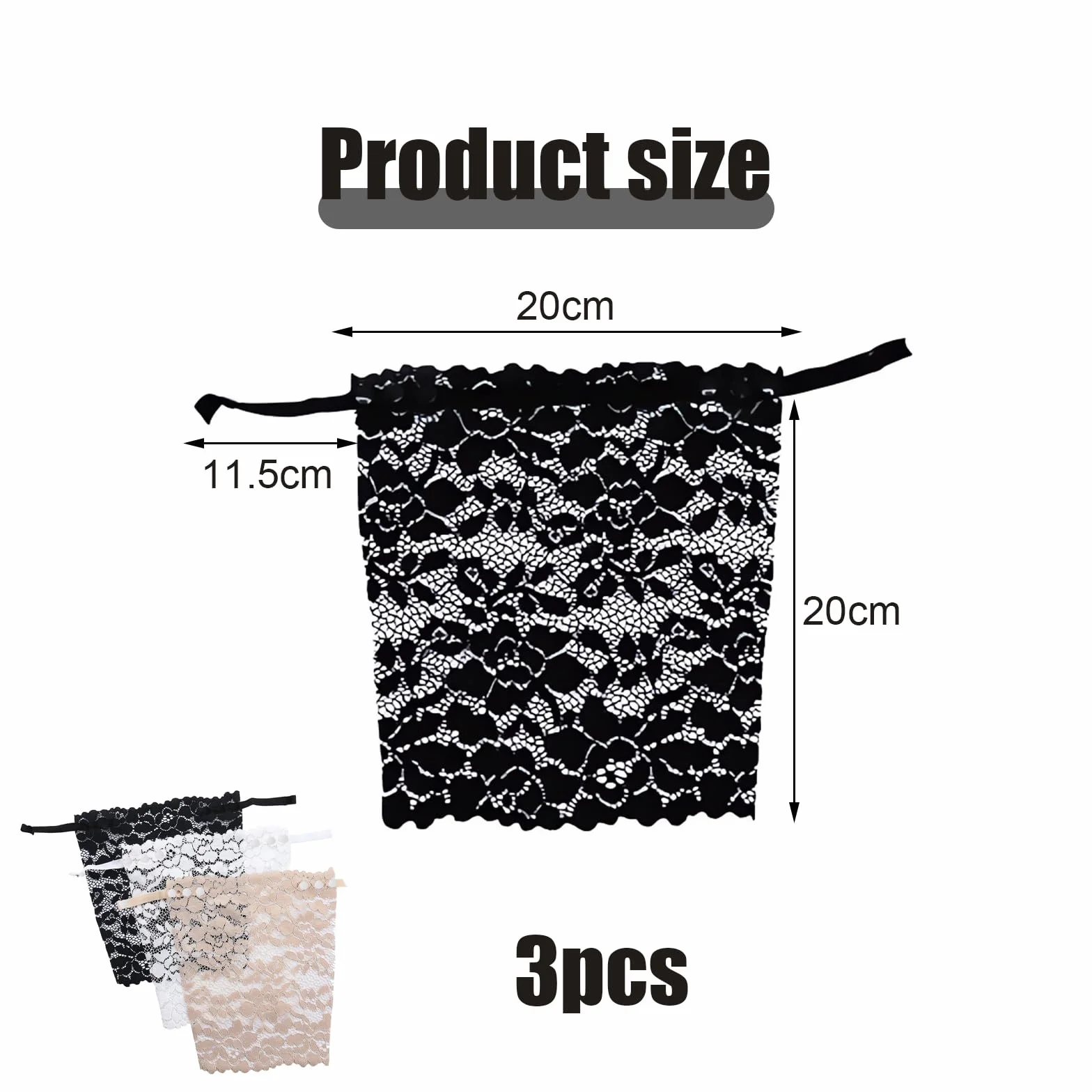 3 piezas de sujetador de camisola falsa con clip, para mujer, con encaje falso, con inserto de brasier superpuesto, chaleco de panel modesto, camisola con brasier integrado, inserto de encaje
