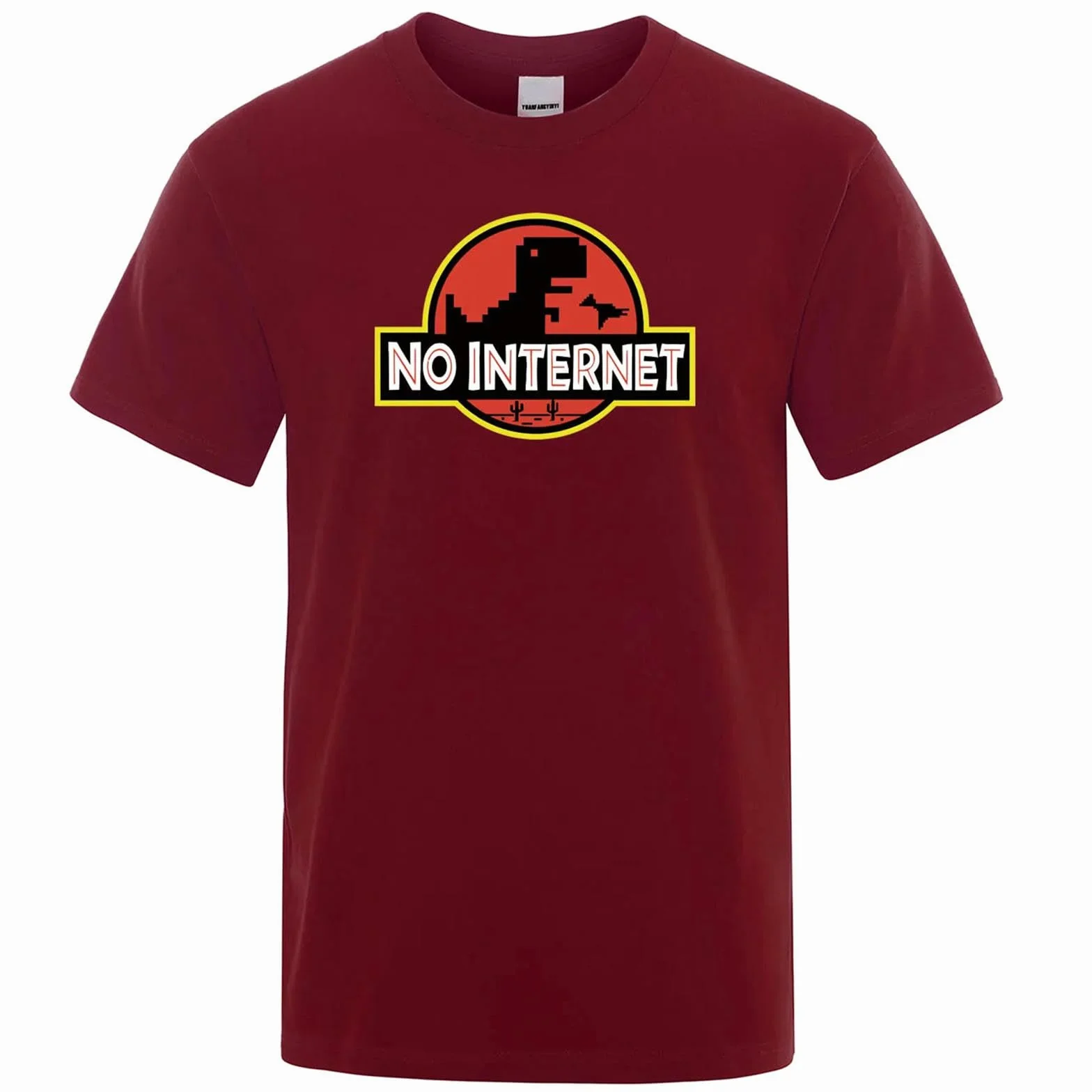Camisetas Manga Corta Hombre Camiseta con Impresión De Dinosaurios Divertida para Hombres Casual Verano Suelta Hombres-un Verde-el XL