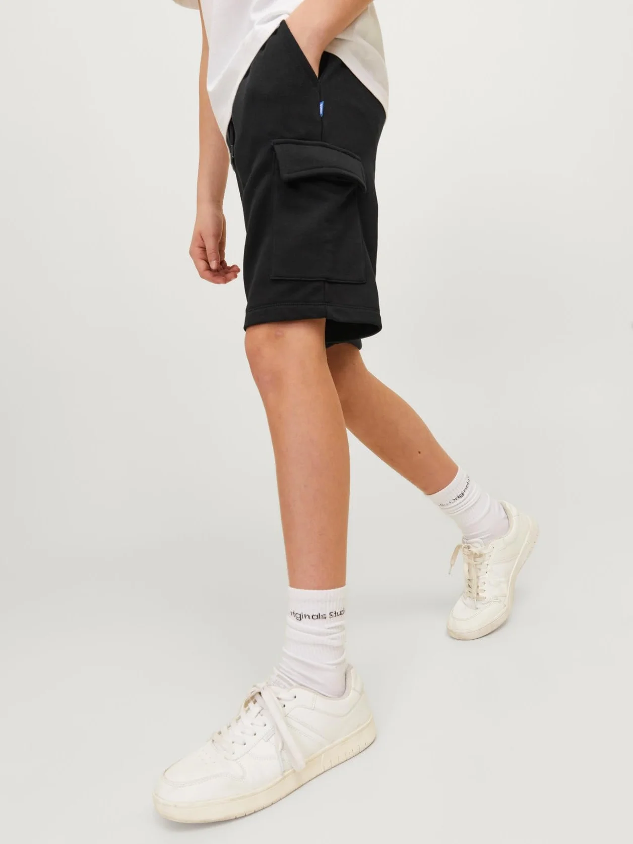 Jack & Jones Jpstbradley Sweat Cargo Shorts GMS Jnr - Pantalones Cortos Niños
