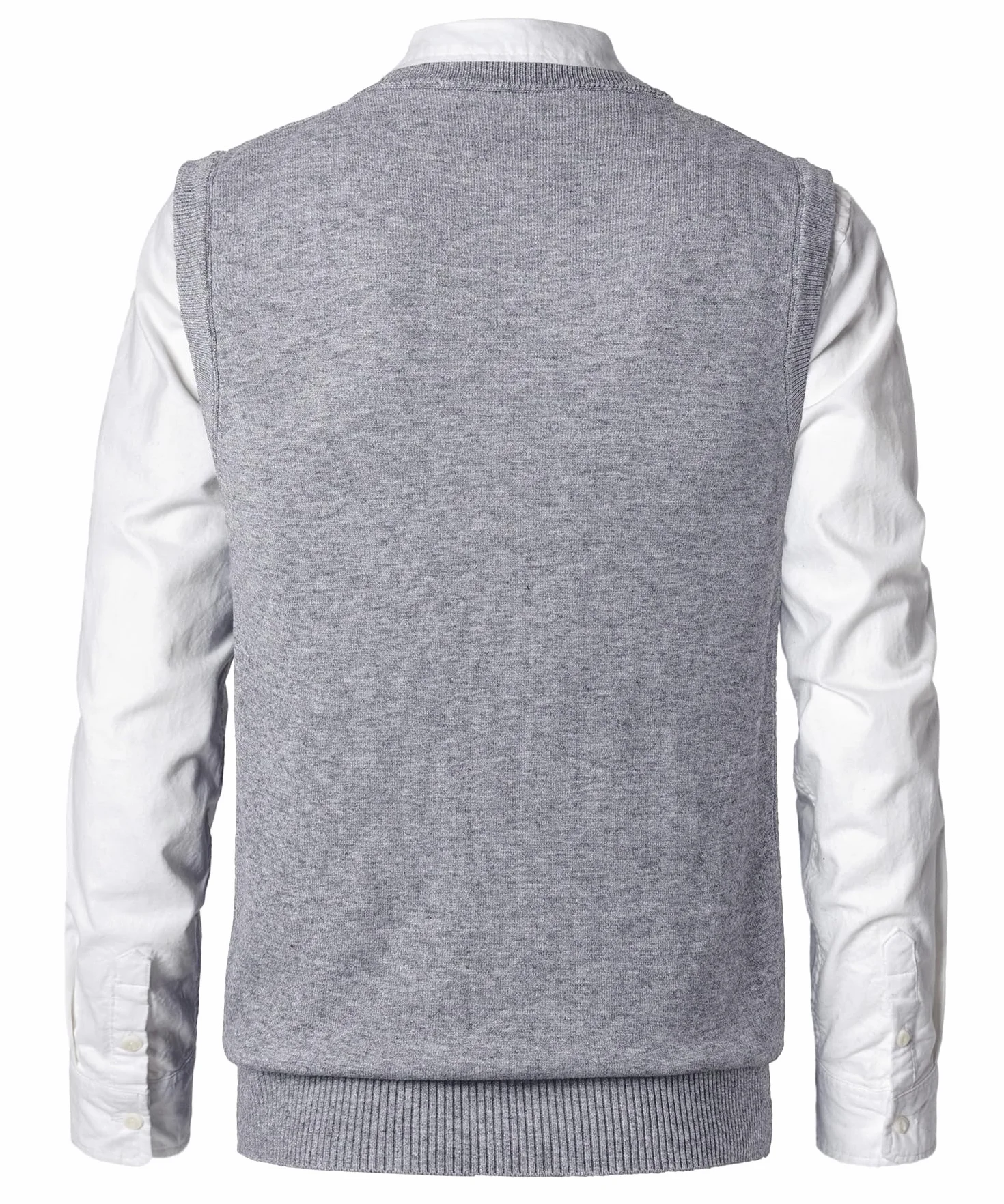Hombre Invierno Sin Mangas SuéTer Cómodo Cárdigan De Punto Classic Business Gentleman Prendas Casual de Negocios Casual Suéter Prendas de Punto Pullover