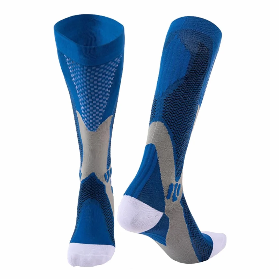 Calcetines de Compresión Mujer y Hombre Altos para Running Ciclismo
