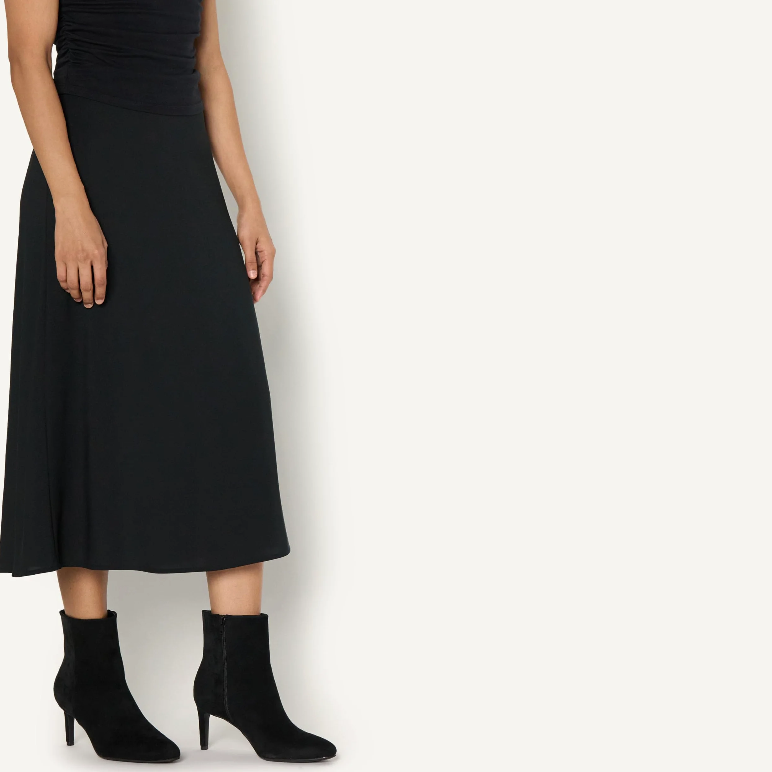 Amazon Essentials Botines de tacón de aguja para mujer con cremallera | Botas de vestir