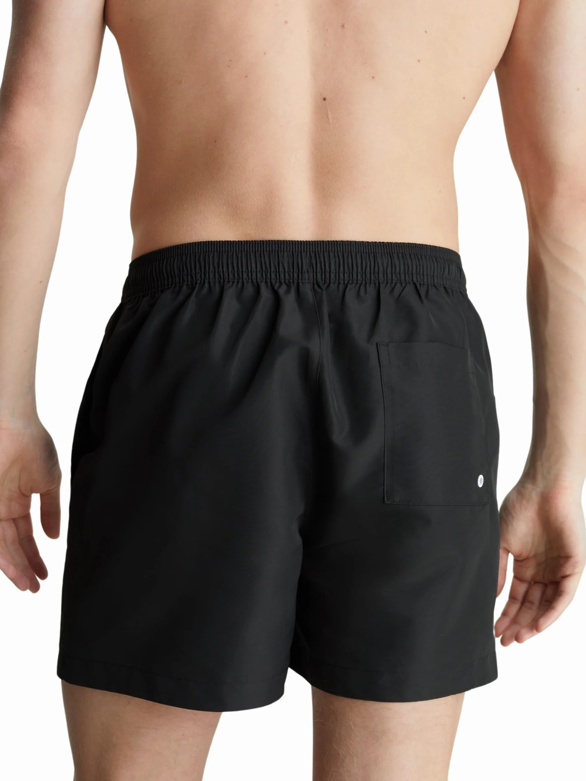 Calvin Klein Boxer de Playa para Hombre CK Bañador de Piscina con Logo Estampado elástico y cordón en la Cintura artículo KM0KM00991
