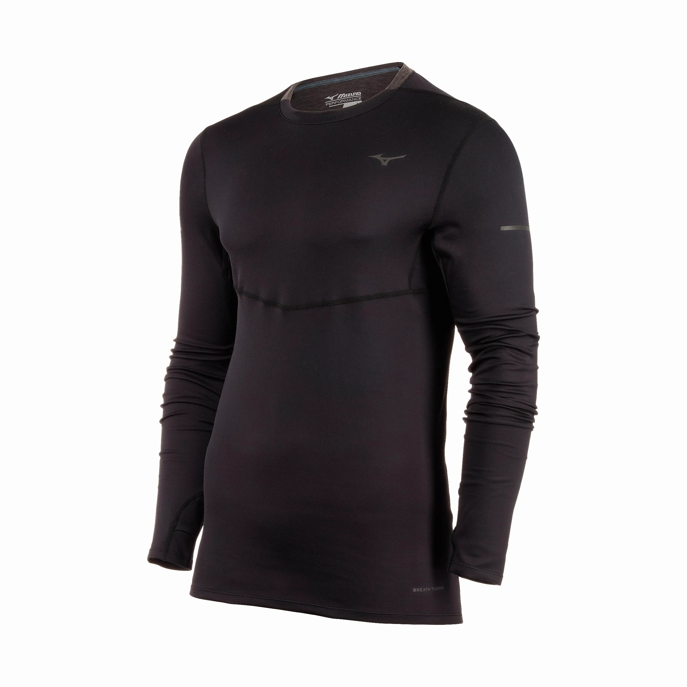 Mizuno Breath Thermo Manga Larga Camisa para Hombre