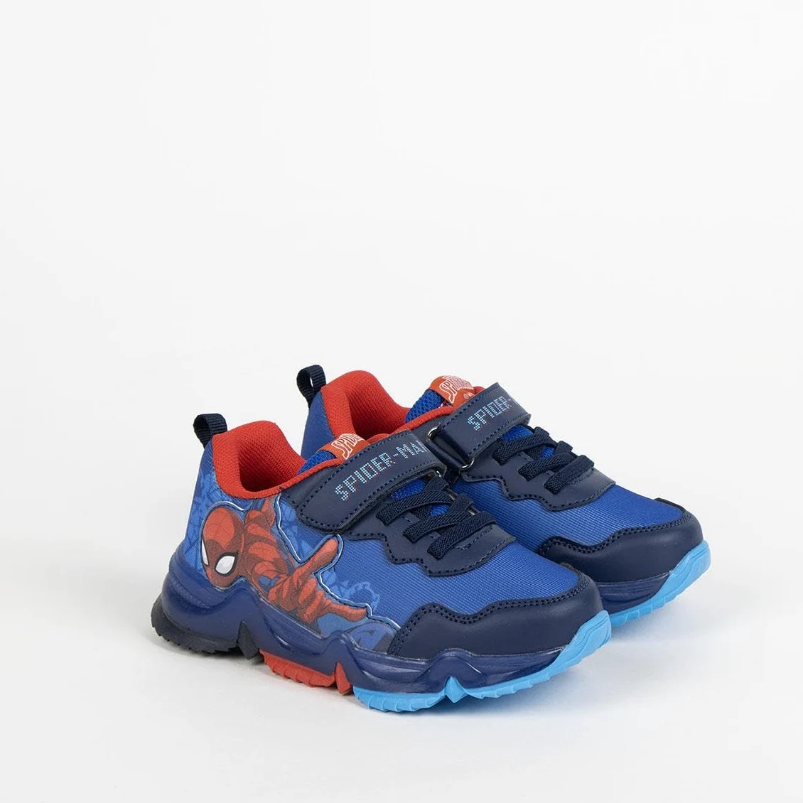 CERDÁ LIFE'S LITTLE MOMENTS Deportiva Spiderman Niños con Luces Led Interactivas Spiderman Suela TPR ZapatillasUnisex niños