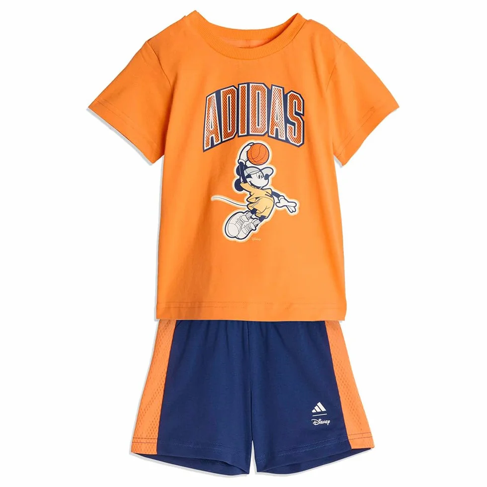 adidas Unisex Kids' CONJUNTO CON CAMISETA DISNEY MICKEY MOUSE