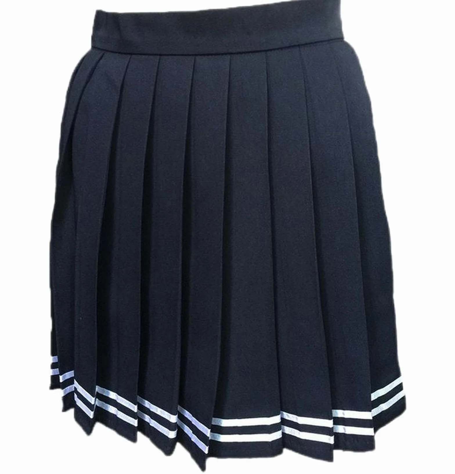 WEITING Falda Plisada Corta de Cintura Alta para Mujer - Cuadros Rojos y Verdes - XL