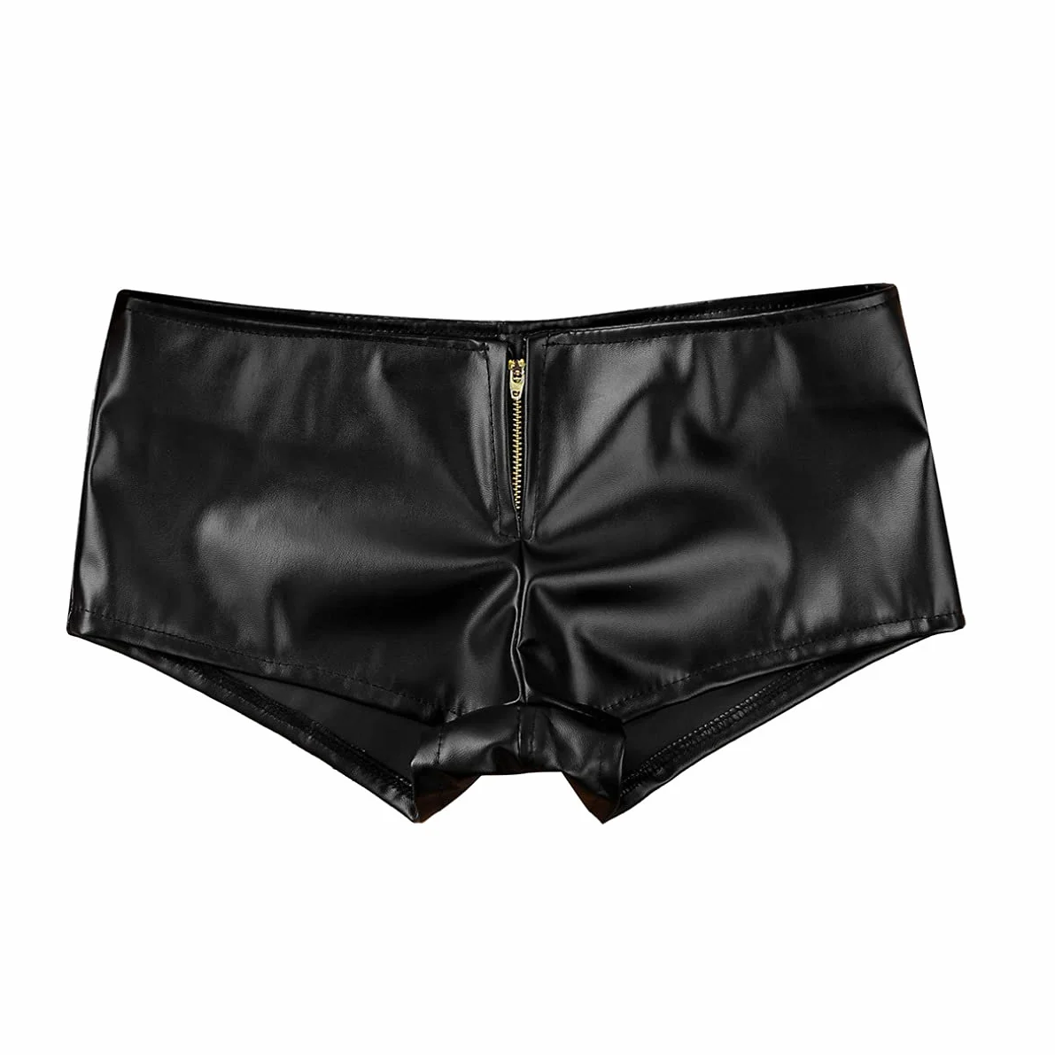 iiniim Booty Shorts Cuero Mujer Cintura Alta Ropa Danza Baile Barra Pole Dance Bodycon
