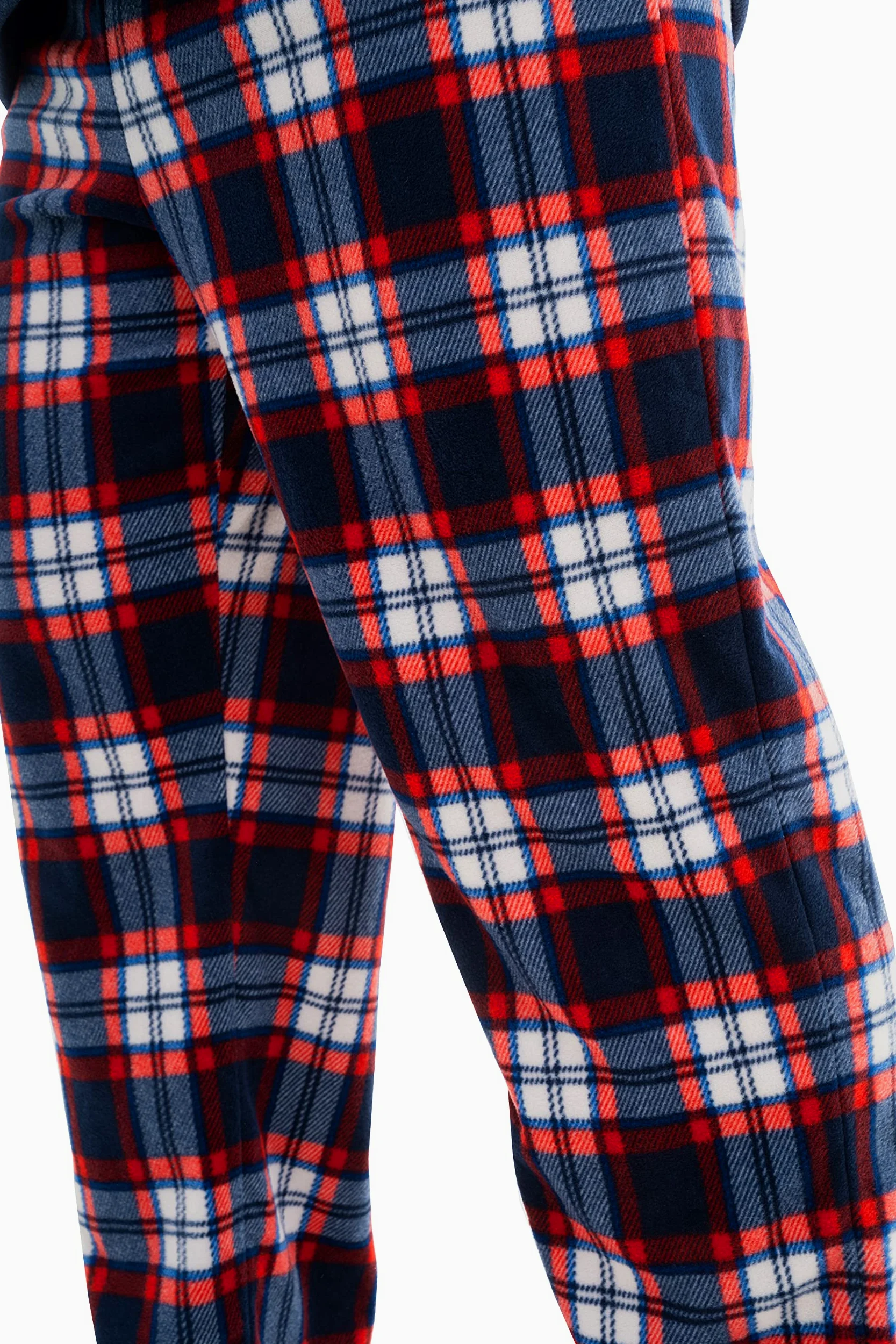 i-Smalls Pijama inverso para hombre, forro polar, manga larga, ropa de dormir