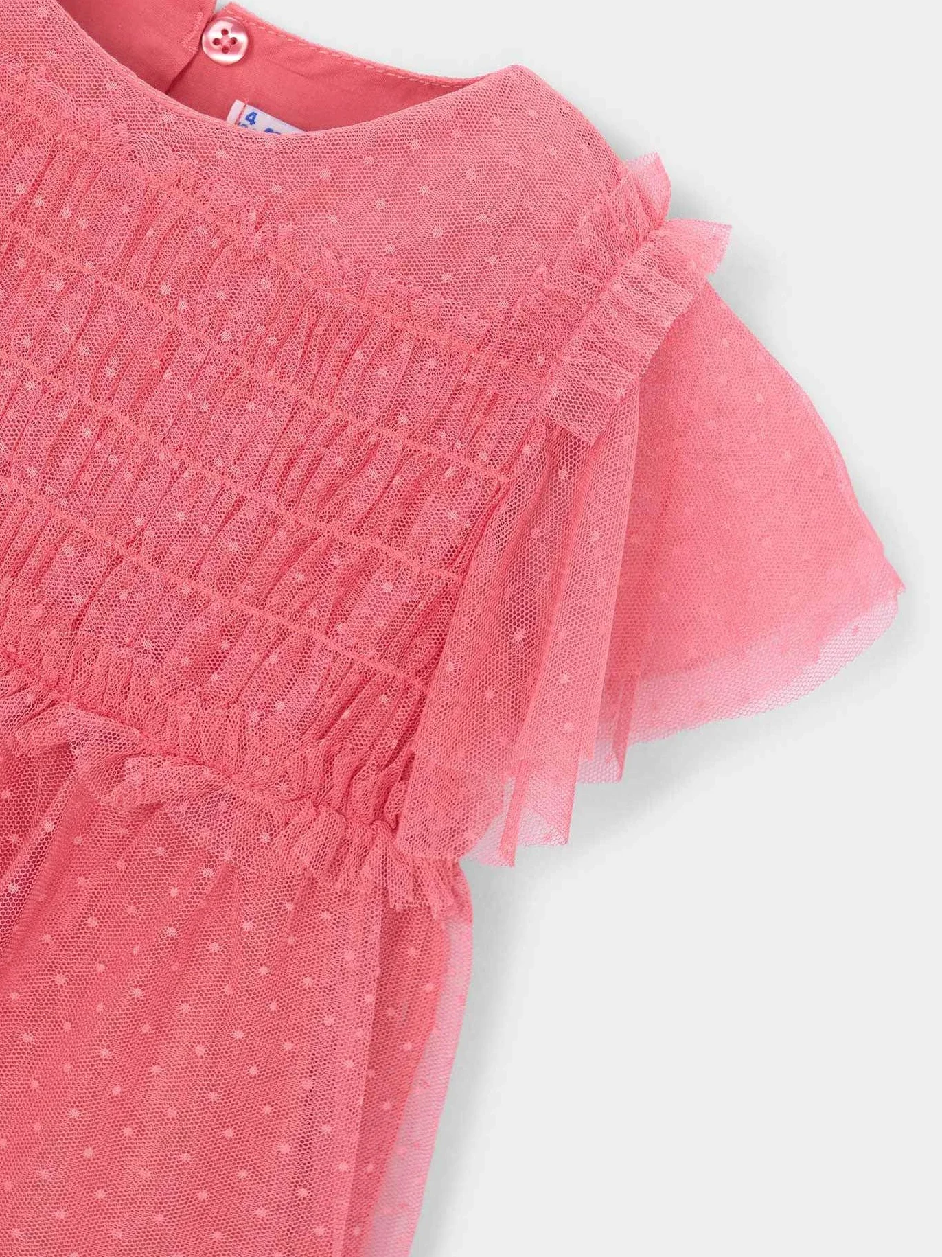 Mayoral Vestido Tul plumeti para niña Camelia