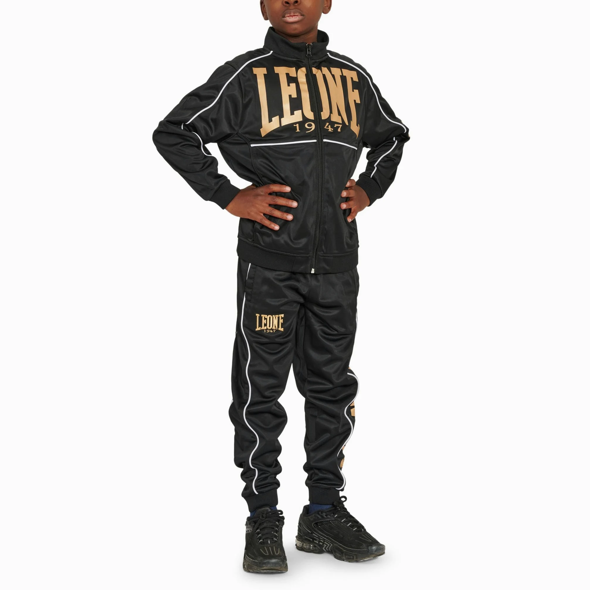 LEONE 1947 Tuta Premium Chándal Premium Junior – AB300J Unisex niños (Pack de 1)