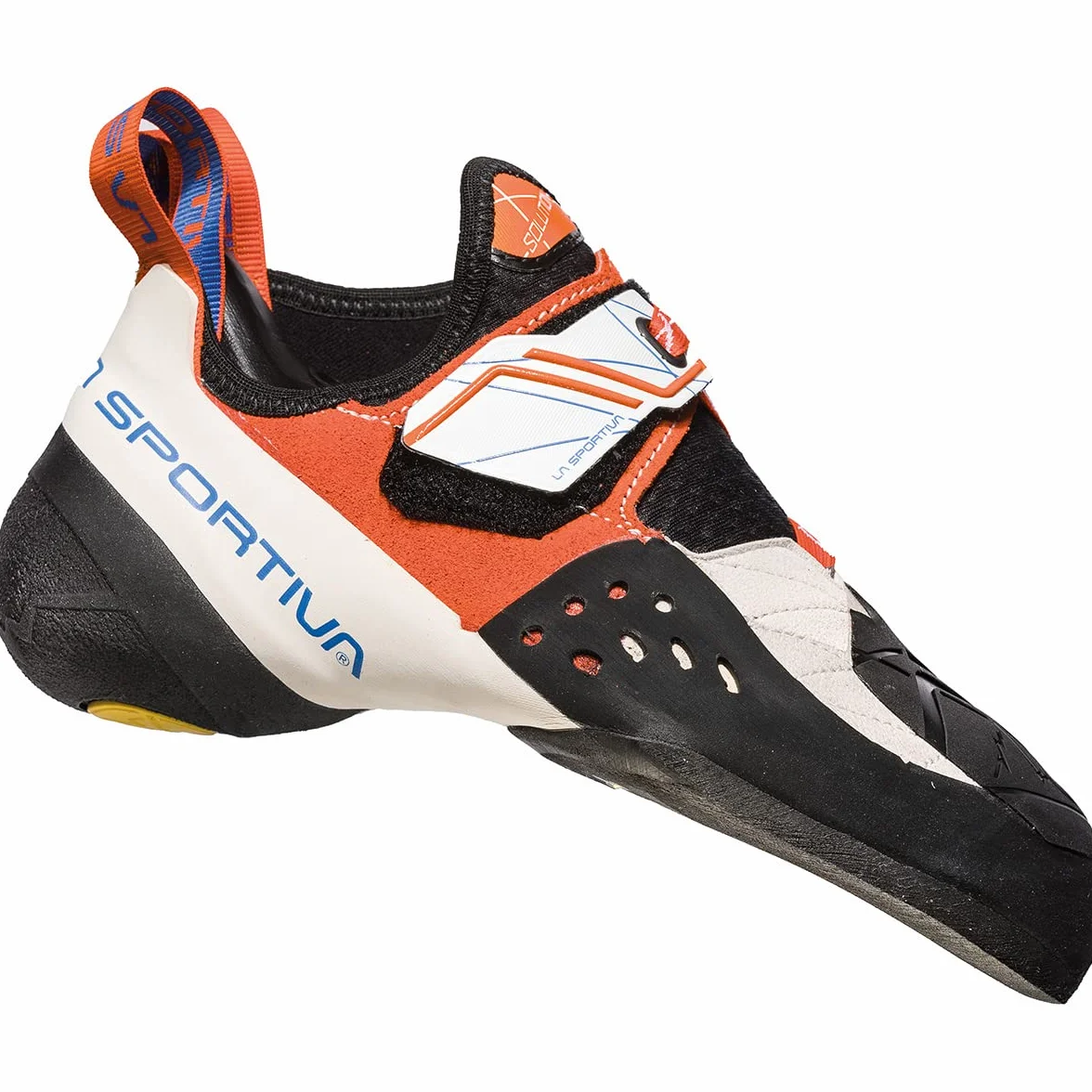 La Sportiva Solution Woman White/Lily Orange Zapatillas de Escalada Mujer