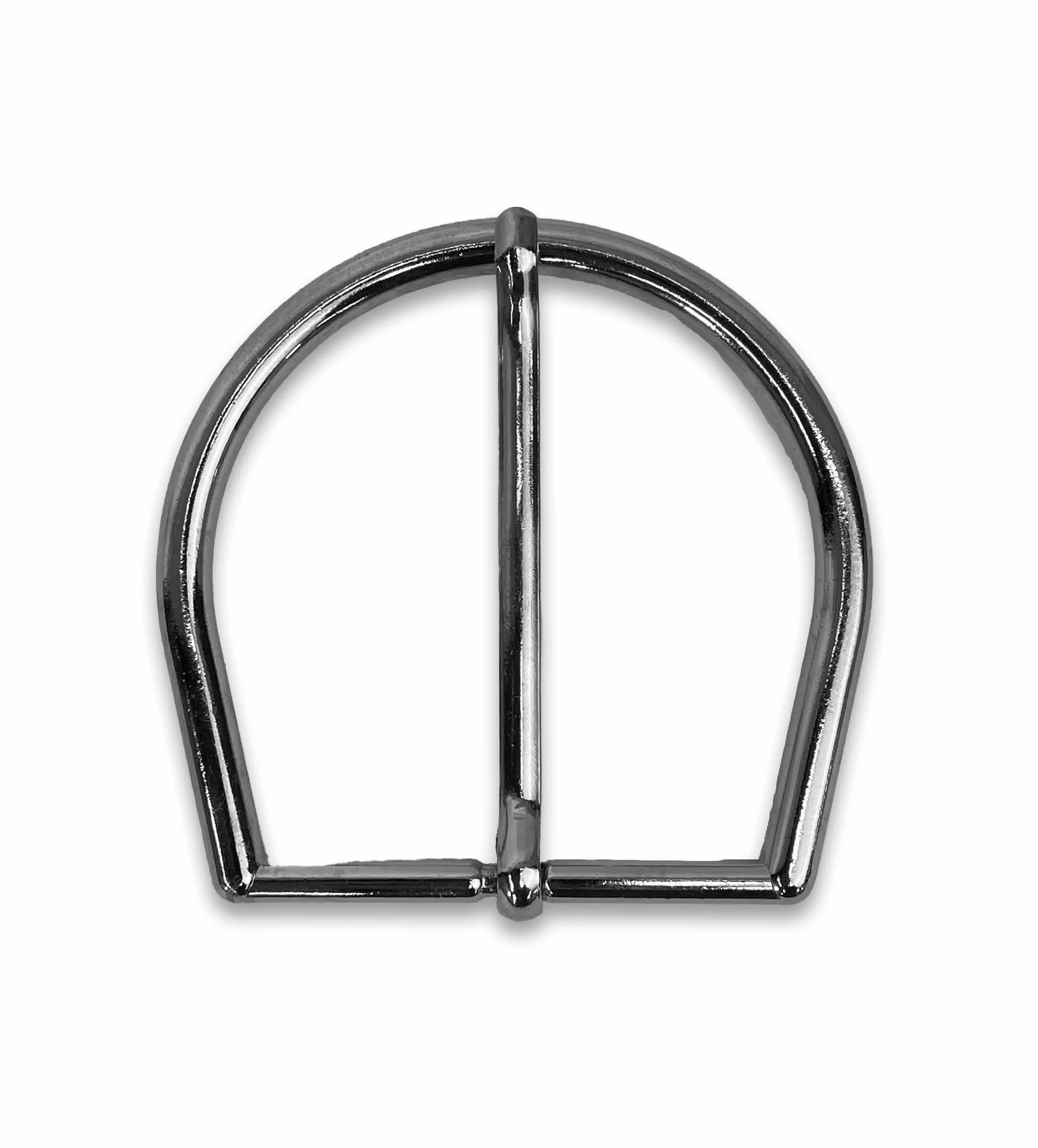 almela - Hebilla cinturón con acabado en plata brillo de 50mm de ancho - 5cm | Buckle belt