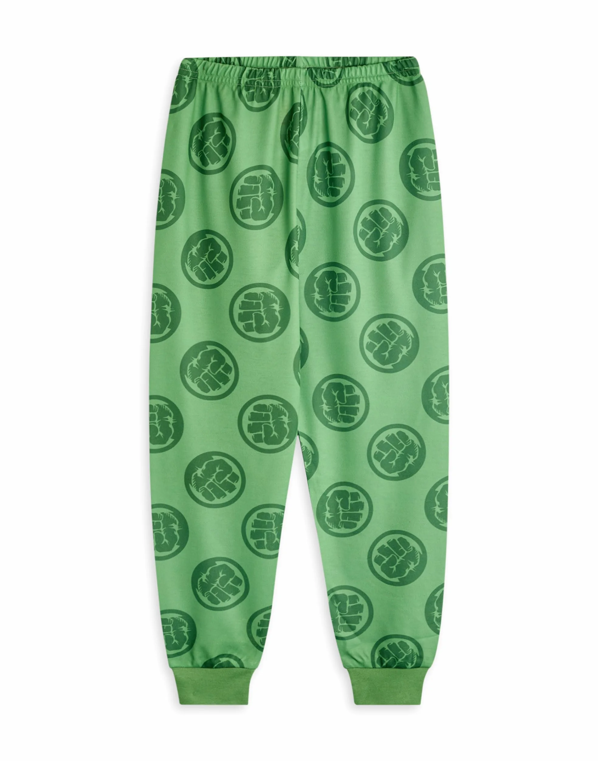 Marvel Conjunto de Pijama para niño, Paquete de 3 | Camiseta de Manga Larga con gráfico de Spiderman, Hulk y Capitán América para niños y Pantalones de Pijama de Pernera Larga en Rojo, Verde y Azul