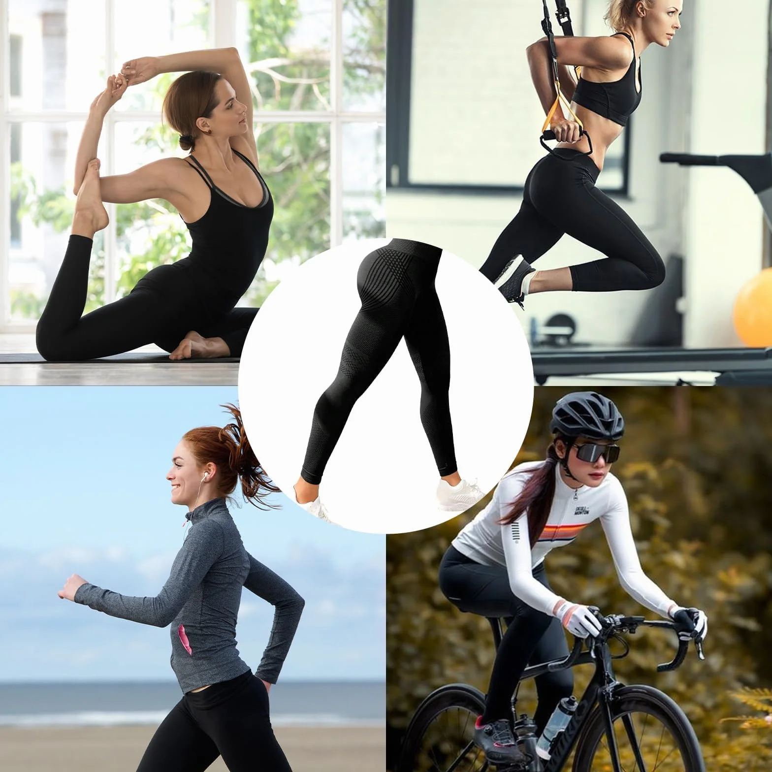 Leggings 3D Anticelulíticos Mujer,Leggings Anticelulitis 3D Compresión Lipedema,Leggins Anti Celulitis Deportivos Push Up, Mallas Anticelulitis Mujer Reductores Lipedema