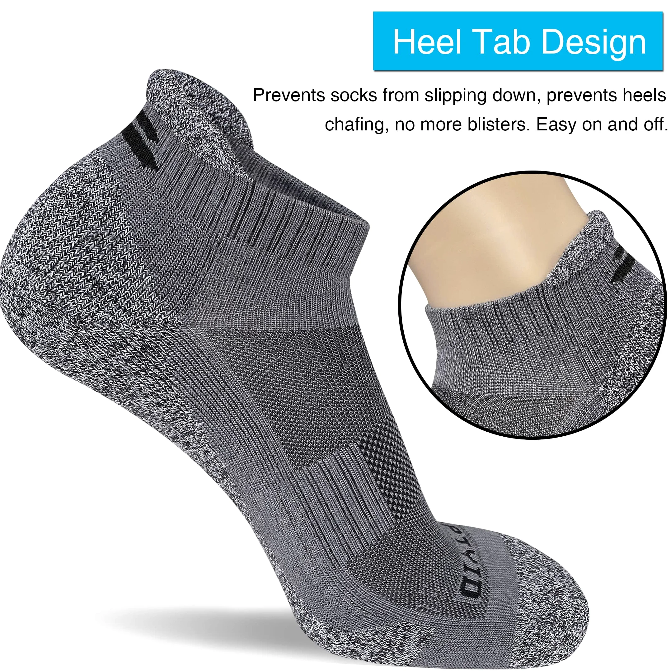 APTYID Calcetines deportivos para hombre (6 pares)